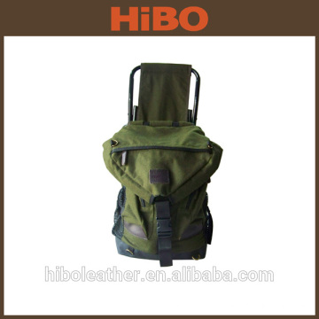 Pesca duradera de nylon y Melton plegable silla de la pesca de la mochila